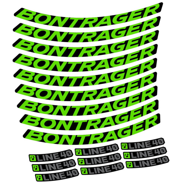 Bontrager Line 40 Pegatinas en vinilo adhesivo Llanta MTB (24)