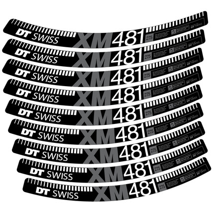 Pegatinas para Llanta MTB DT Swiss XM481 en vinilo adhesivo stickers graphics calcas adesivi autocollants