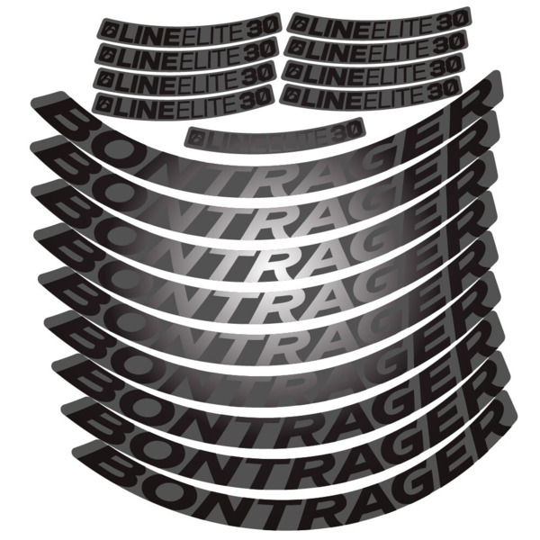 Bontrager Line Elite 30 Pegatinas en vinilo adhesivo Llanta MTB (12)