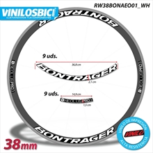 Bontrager Aeolus Pro 3 pegatinas vinilo adhesivo llantas