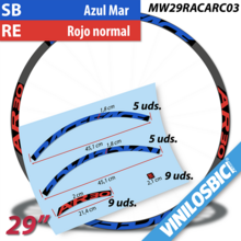 RaceFace AR30 Pegatinas en vinilo adhesivo llantas