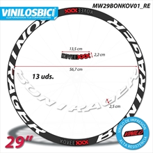 Bontrager vinilos adhesivos llanta 29"