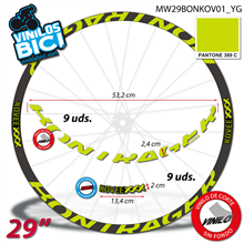 Bontrager vinilos adhesivos llanta 29"