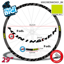 Bontrager vinilos adhesivos llanta 29"