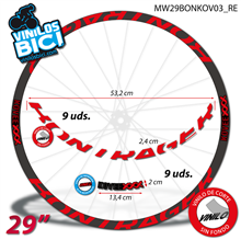 Bontrager vinilos adhesivos llanta 29"