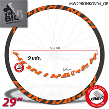 Bontrager vinilos adhesivos llanta 29"
