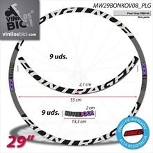Bontrager vinilos adhesivos llanta 29"