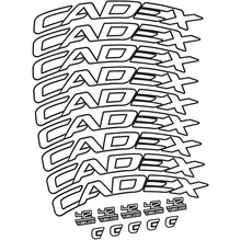 CADEX 42 Tubeless Freno de Zapata Pegatinas en vinilo adhesivo Llanta Carretera