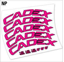 Cadex 42 Tubeless Disco pegatinas en vinilo adhesivo llantas freno disco
