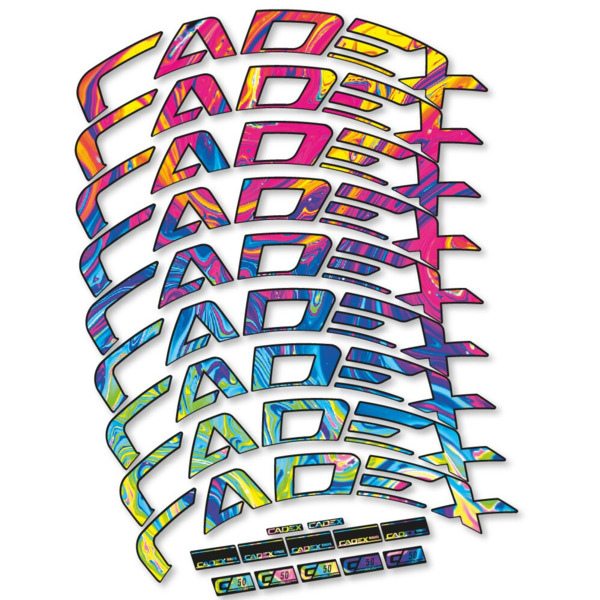 Cadex 50 Ultra Disc Pegatinas en vinilo adhesivo Llanta Carretera (17)