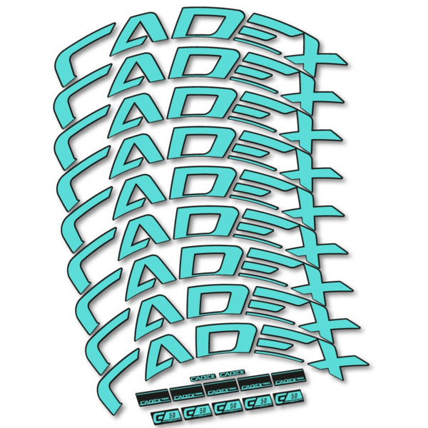 Cadex 50 Ultra Disc Pegatinas en vinilo adhesivo Llanta Carretera (22)
