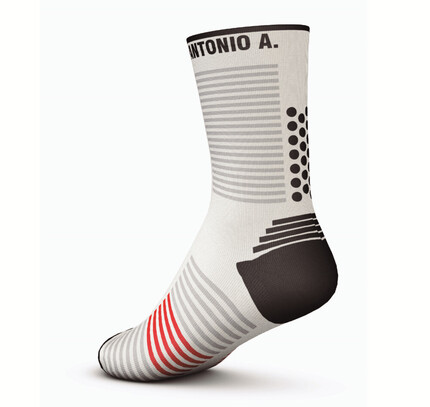 Comprar calcetines técnicos deportivos personalizados con nombre – Transpirables y cómodos – Par unisex para ciclismo o running