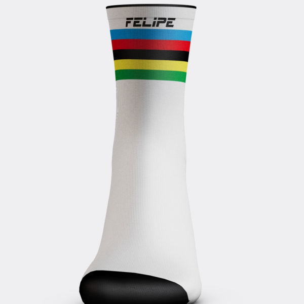 Calcetines técnicos deportivos personalizados con tu nombre – Pack de 1 par – Transpirables y cómodos (2)