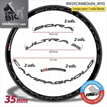 Campagnolo Bora Ultra 35 2014 pegatinas vinilo adhesivo