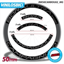 Campagnolo Bora Ultra Two pegatinas vinilo adhesivo llanta
