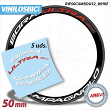 Campagnolo Bora Ultra 50 pegatinas vinilo adhesivo llanta