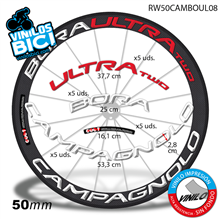 Campagnolo Bora Ultra Two vinilos llanta 50mm