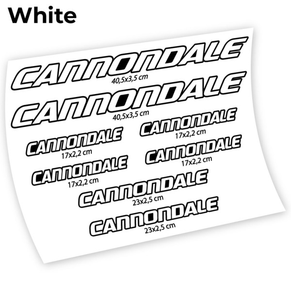 Cannondale Pegatinas en vinilo adhesivo cuadro (21)