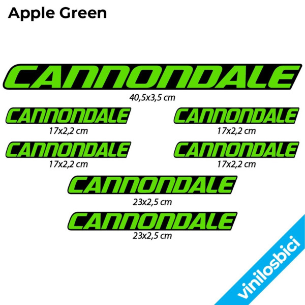 Cannondale Pegatinas en vinilo adhesivo Cuadro (1)