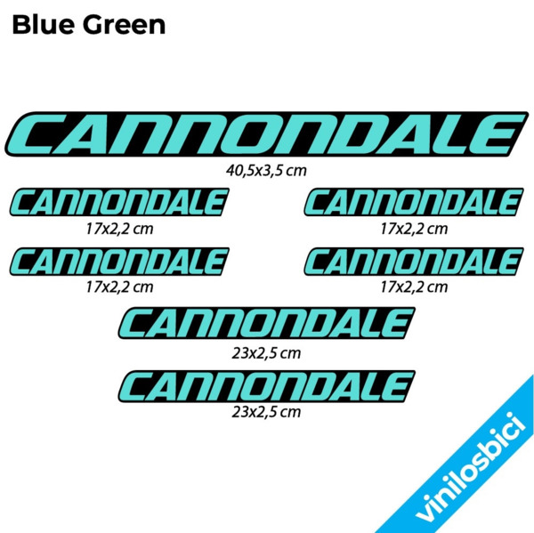 Cannondale Pegatinas en vinilo adhesivo Cuadro (3)