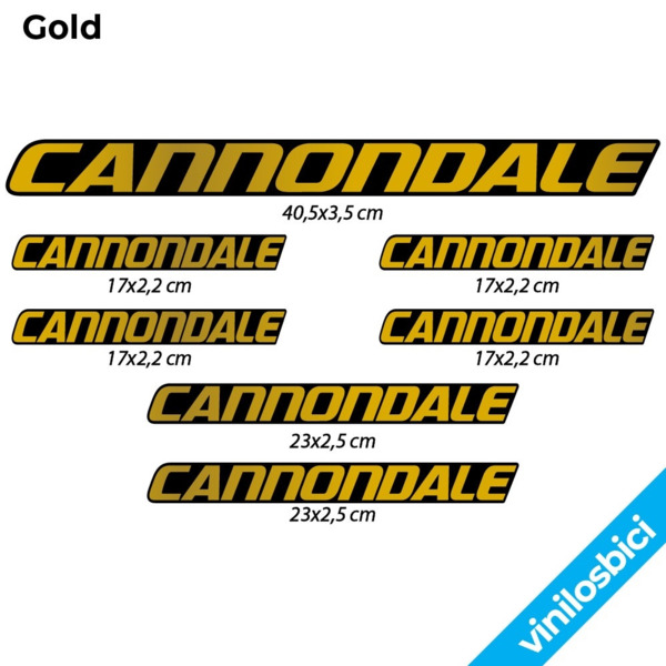 Cannondale Pegatinas en vinilo adhesivo Cuadro (9)