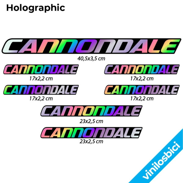 Cannondale Pegatinas en vinilo adhesivo Cuadro (10)