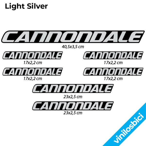 Cannondale Pegatinas en vinilo adhesivo Cuadro (11)