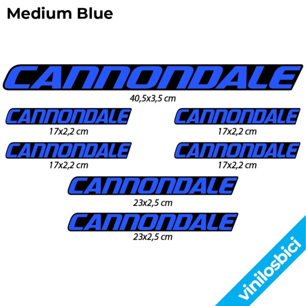 Cannondale Pegatinas en vinilo adhesivo Cuadro (12)
