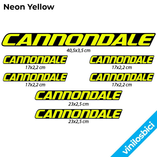 Cannondale Pegatinas en vinilo adhesivo Cuadro (17)