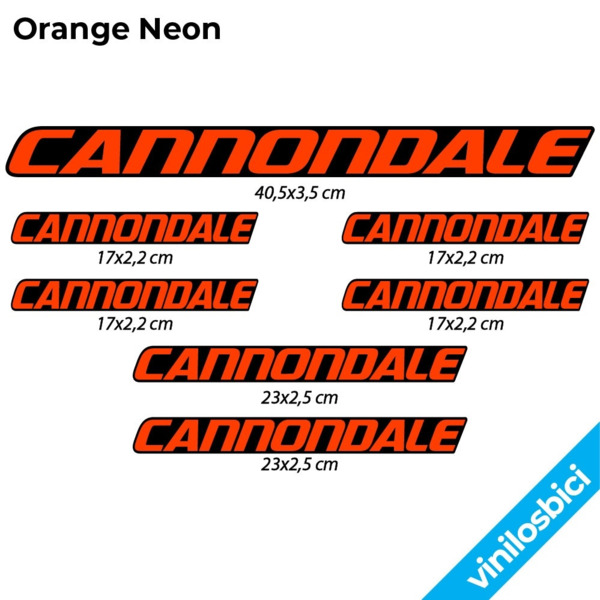Cannondale Pegatinas en vinilo adhesivo Cuadro (19)