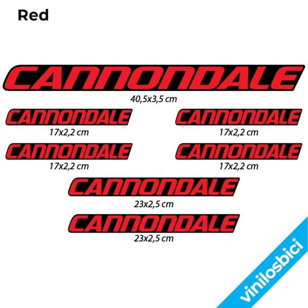 Cannondale Pegatinas en vinilo adhesivo Cuadro (21)
