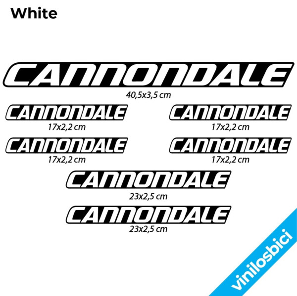 Cannondale Pegatinas en vinilo adhesivo Cuadro (24)