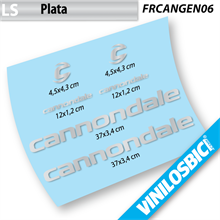 Cannondale pegatinas en vinilo adhesivo para cuadro