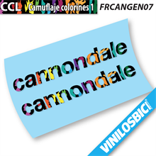Cannondale 2020 pegatinas en vinilo adhesivo para cuadro