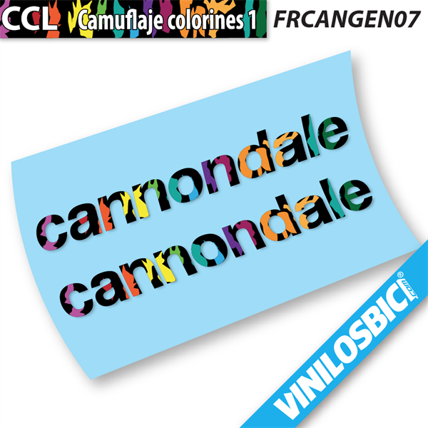Cannondale 2020 pegatinas en vinilo adhesivo para cuadro