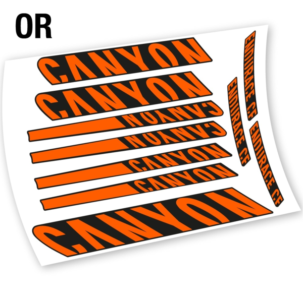 Canyon Endurace CF 8.0 2015 pegatinas en vinilo adhesivo (5)