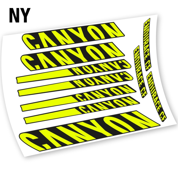 Canyon Endurace CF 8.0 2015 pegatinas en vinilo adhesivo (6)
