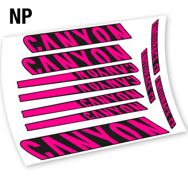 Canyon Endurace CF 8.0 2015 pegatinas en vinilo adhesivo (8)