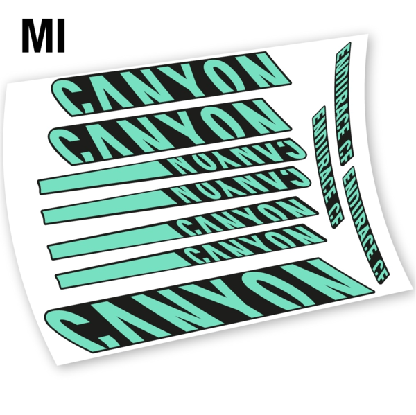 Canyon Endurace CF 8.0 2015 pegatinas en vinilo adhesivo (10)