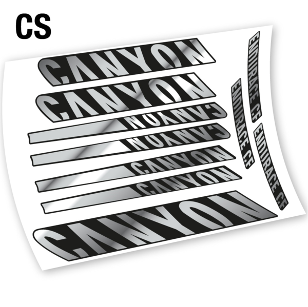 Canyon Endurace CF 8.0 2015 pegatinas en vinilo adhesivo (16)