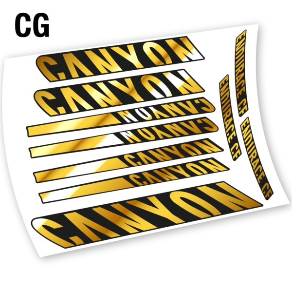 Canyon Endurace CF 8.0 2015 pegatinas en vinilo adhesivo (17)