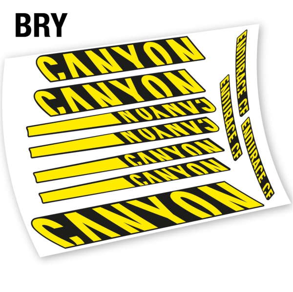 Canyon Endurace CF 8.0 2015 pegatinas en vinilo adhesivo (18)