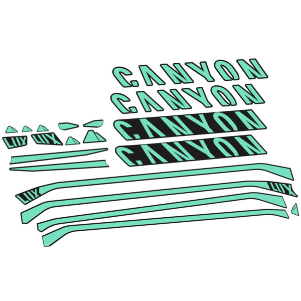 Canyon Lux CF 7 2021 Pegatinas en vinilo adhesivo Cuadro (9)