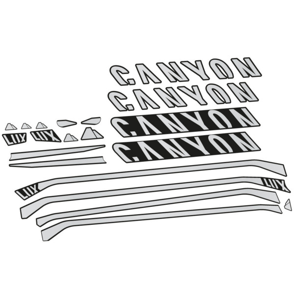 Canyon Lux CF 7 2021 Pegatinas en vinilo adhesivo Cuadro (15)