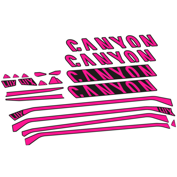 Canyon Lux CF 7 2021 Pegatinas en vinilo adhesivo Cuadro (20)