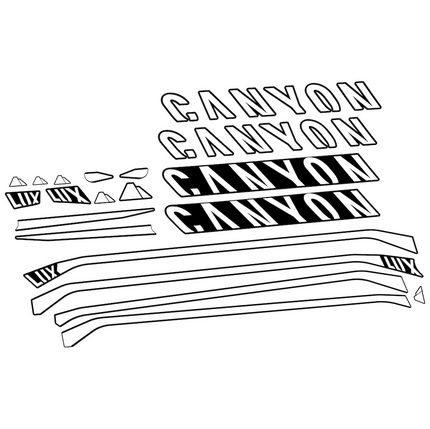 Pegatinas para Cuadro Canyon Lux CF 7 2021 en vinilo adhesivo stickers graphics calcas adesivi autocollants