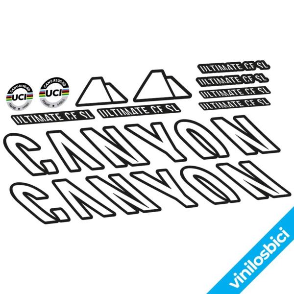 Canyon Ultimate CF SL 8 2023 Pegatinas en vinilo adhesivo Cuadro (5)