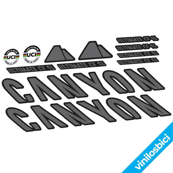 Canyon Ultimate CF SL 8 2023 Pegatinas en vinilo adhesivo Cuadro (6)