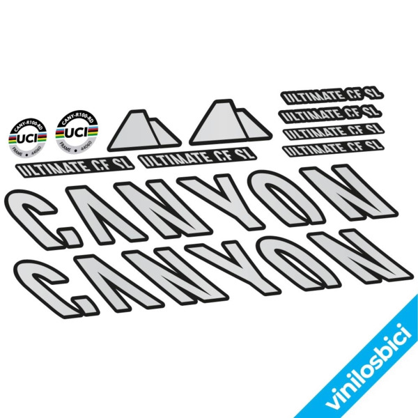 Canyon Ultimate CF SL 8 2023 Pegatinas en vinilo adhesivo Cuadro (14)