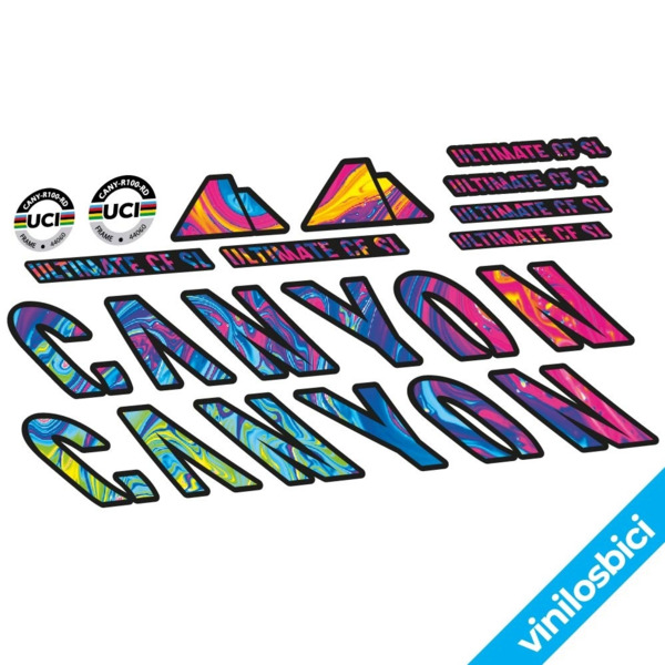 Canyon Ultimate CF SL 8 2023 Pegatinas en vinilo adhesivo Cuadro (16)